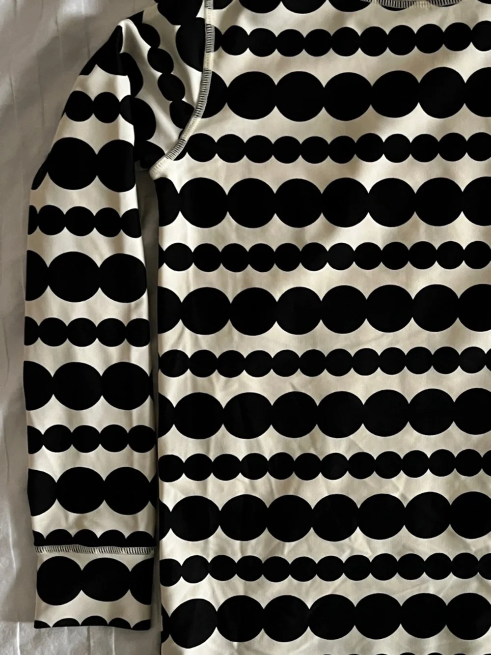 ☀️ Shade Critters Palm Beach Rash Guard | Luxe Black + White Mod Swim Top
